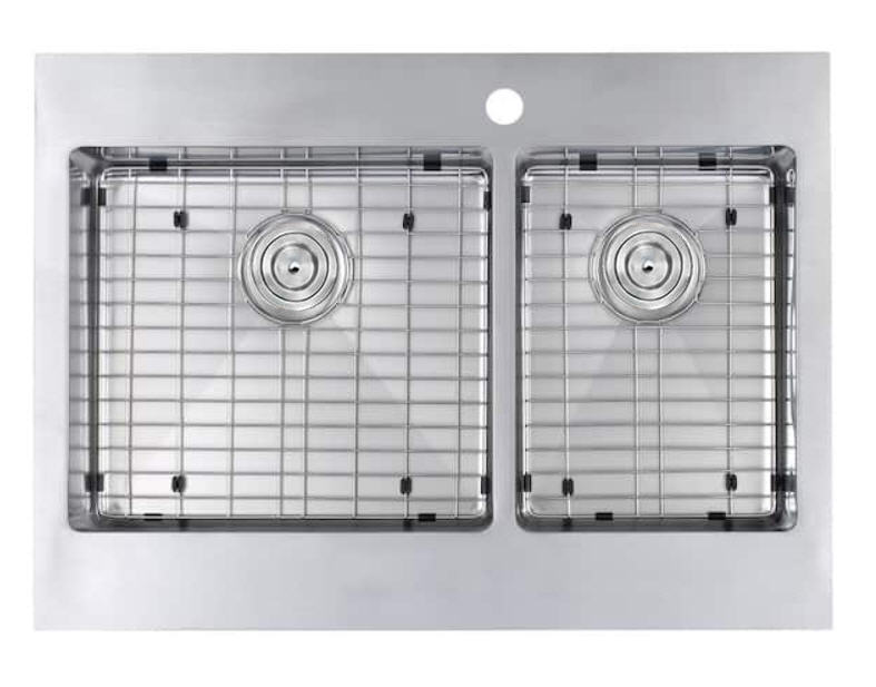 Modern 33 Inch Small Radius Stainless Steel Top mount Farm Apron